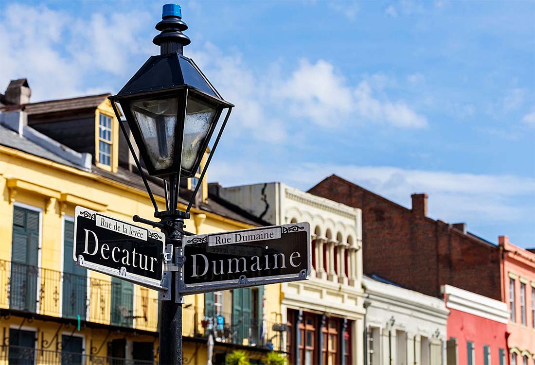 French Quarter street, New Orleans